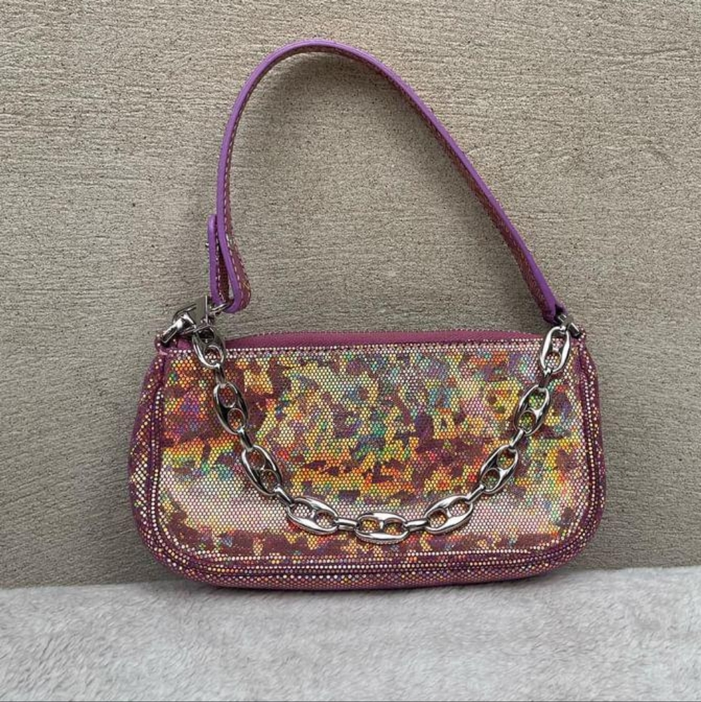 By Far Mini Rachel Disco Leather Bag